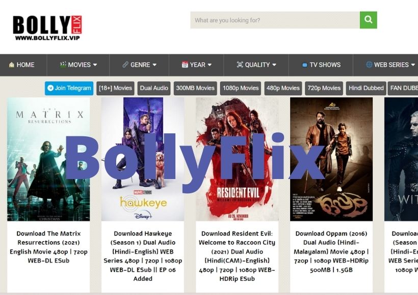 Bollyflix 2021 – Hollywood And Bollywood Movies For Free Online
