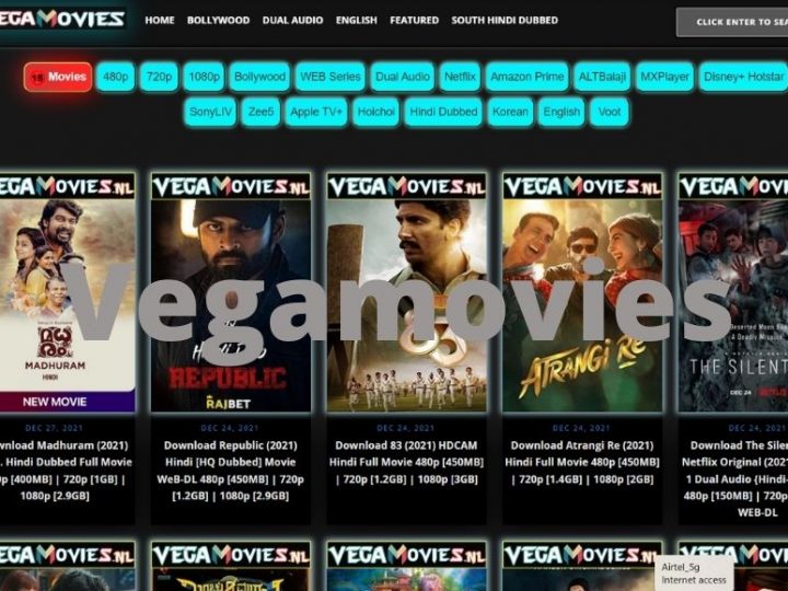 Vegamovies NL 2024 : Download New Movies 1080p, 720p, 480p And 300mb