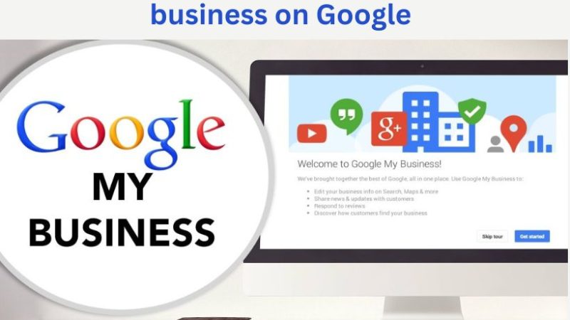 Save your online business. Claim your business on Google