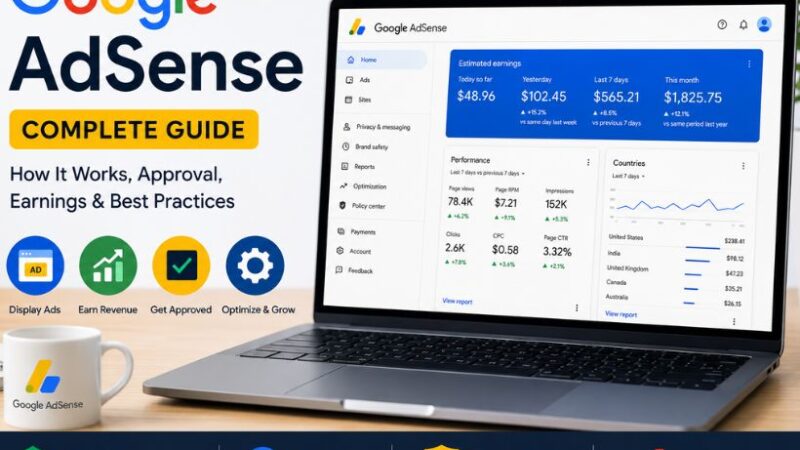 Google AdSense: Complete Guide to Approval & Revenue (2026)