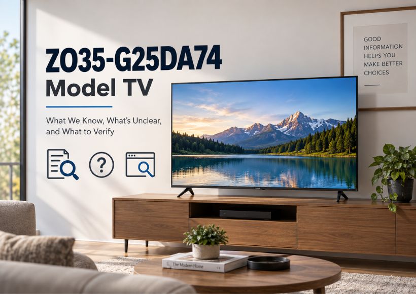 ZO35-G25DA74 Model TV: What We Could Actually Verify
