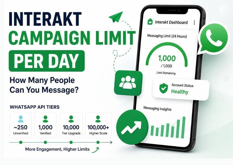 Interakt Campaign Limit Per Day: How Many People Can You Message? (2026 Guide)