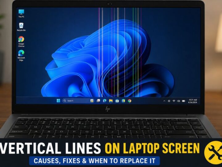 Vertical Lines on Laptop Screen: Causes, Fixes, and When to Replace It
