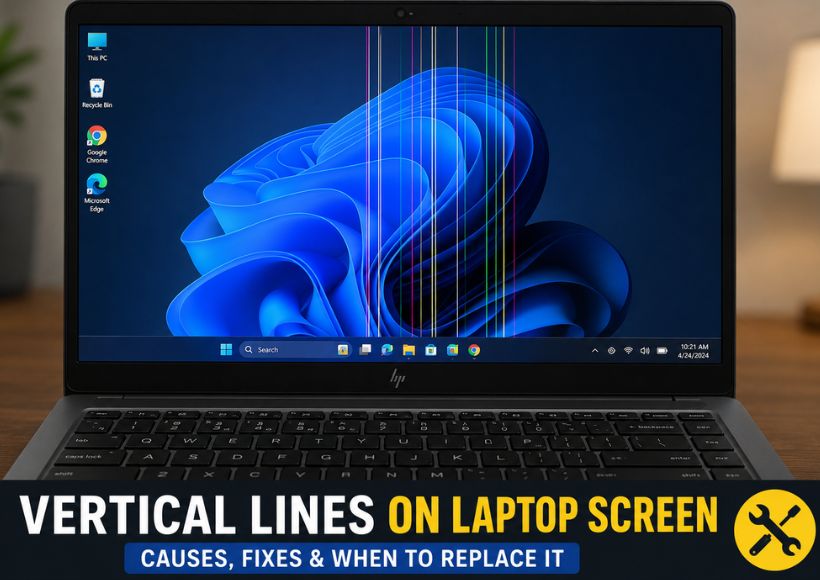 Vertical Lines on Laptop Screen: Causes, Fixes, and When to Replace It