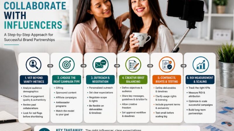 How to Collaborate With Influencers: 6 Steps For Brands