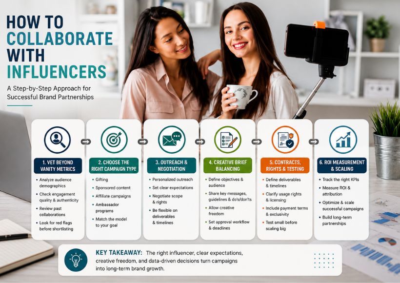 How to Collaborate With Influencers: 6 Steps For Brands