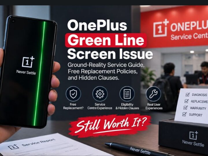 OnePlus Green Line Screen Issue: Service Guide, Free Replacement Policies
