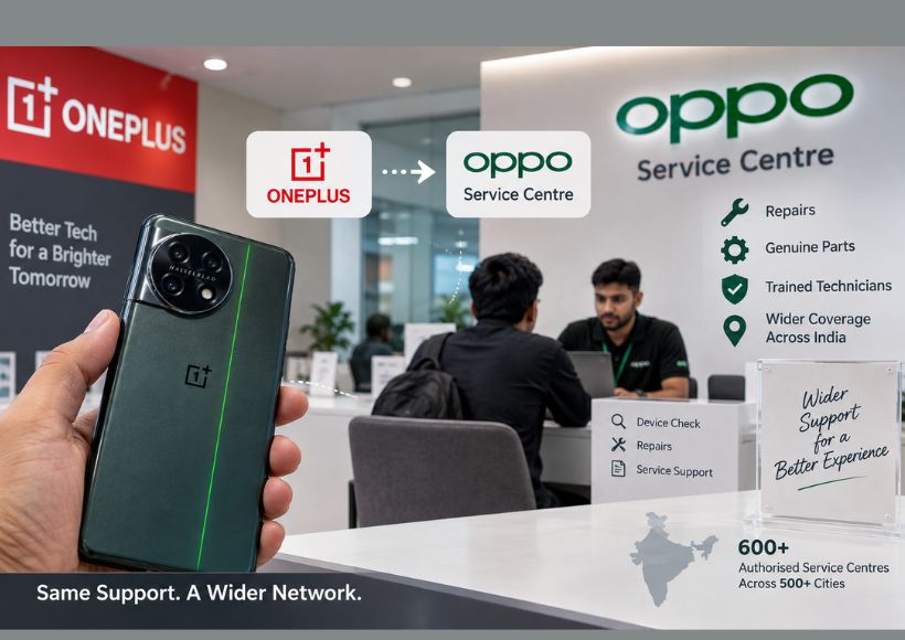 Why OnePlus Uses OPPO Service Centres for Repairs in India