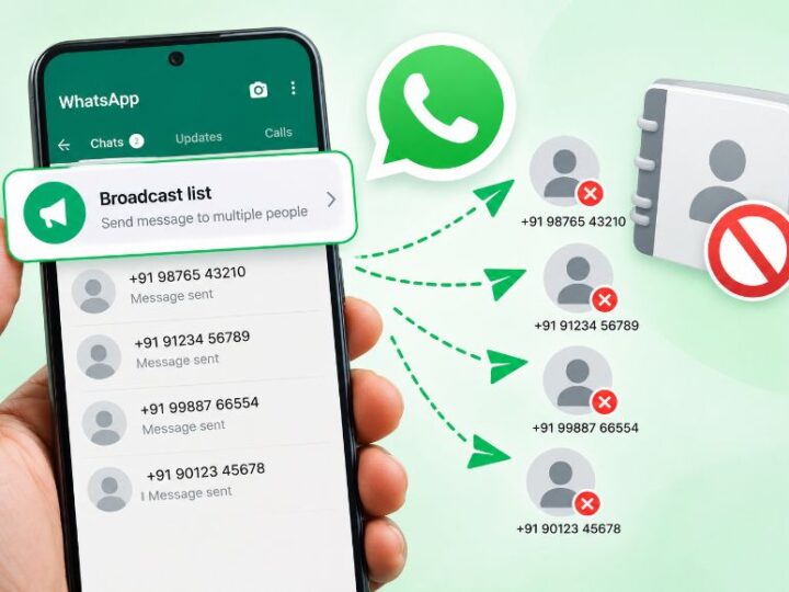 How to Send WhatsApp Broadcast Without Saving Number?