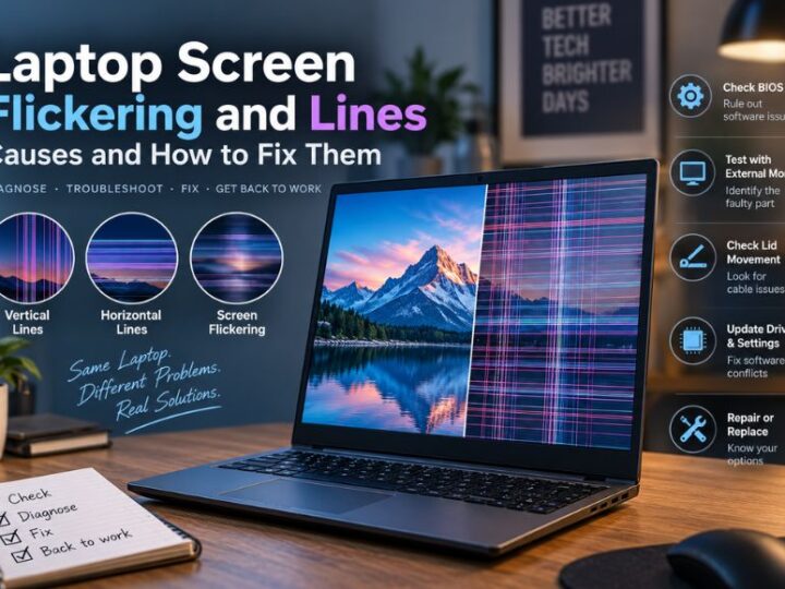 Laptop Screen Flickering and Lines: Causes and How to Fix Them