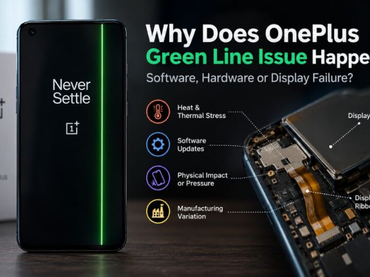 Why Does OnePlus Green Line Issue Happen? Software or Hardware?