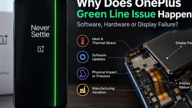 Why Does OnePlus Green Line Issue Happen? Software or Hardware?