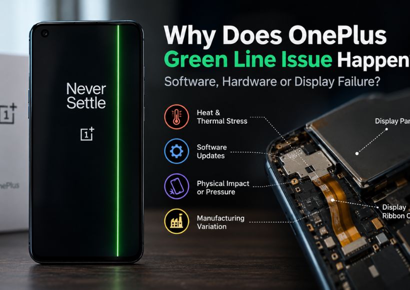 Why Does OnePlus Green Line Issue Happen? Software or Hardware?