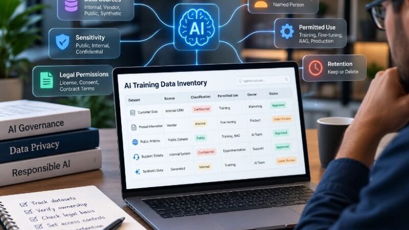 AI Training Data Inventory: What to Record Before You Share Company Data